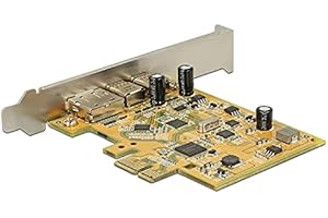 Delock 89582 PCI Express Karte > 1 x extern USB Type-C 3.1 Buchse + 1 x extern USB Type-C 3.1 (DP Alt Mode) Buchse
