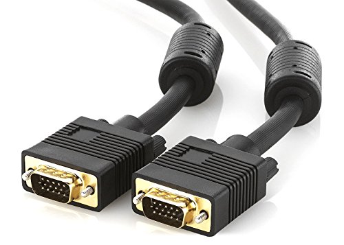 deleyCON Premium 7,5 m S-VGA Monitorkabel 15pol [vergoldete Kontakte]