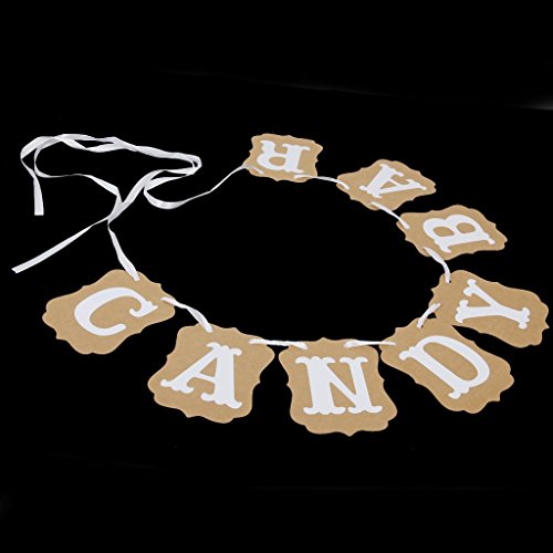 ofye Candy Bar 8 Flaggen Wimpelkette Banner Geburtstag Garden Party Dekoration - 7