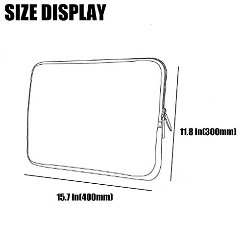 DCCN Laptoph  lle Neopren Notebook Sleeve mit Griff f  r 15 Zoll 15 6 Zoll Laptop Notebook Netbook MacBook Ultrabook