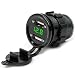 Produktbild HARRYSTORE 12V DC Motorrad Auto 3.1A Dual Port USB LED Sockel Voltmeter Panel Auto Ladegerät