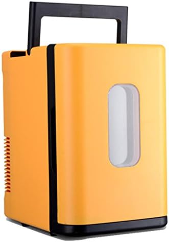 HL 10L Car Home Portable Mini Refrigerator, Yellow,Yellow