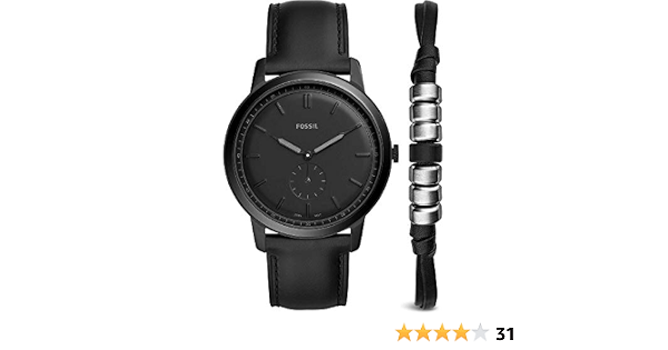 The Minimalist-Mono Analog Black Dial 