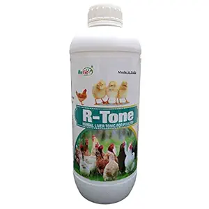 REFIT ANIMAL CARE Herbal Liver Tonic for Poultry, Chicken, Chicks & Birds, 1 LTR, R-Tone