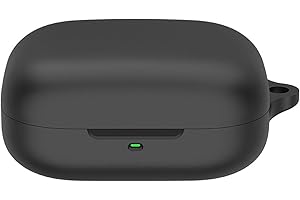 LIUZIHAN Etui kompatybilne z Motorola Moto Buds/Moto Buds+, odporne na upadki, odporne na wstrząsy silikonowe etui do Motorola Moto Buds/Moto Buds+. (czarne)