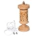 Nexplora Industries Wooden Hand Carved Desk Lamp (Height 18 Cm) RS.960.00