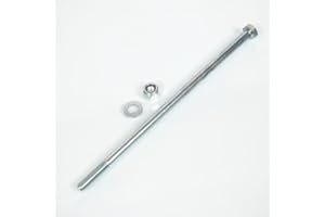 SELECTION EXTREMEMOTORSPARTS AXE AMORTISSEUR CYCLO PEUGEOT 103 DIAM 8mm LONGUEUR 205mm (AVEC RONDELLE + ECROU NILSTOP) -SELECTION P2R-