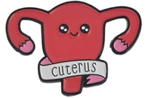 N / A Nigoz Cartoon Donna Womb Pin Pin Pin Forma L'utero Spilla Gioielli Regalo Portatile e Utile