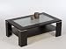 Produktbild Proline Santos Couchtisch Wenge mit weissglas