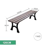 1: Mesa y silla resistentes: hechas de madera maciza resistente + hierro forjado, la superficie está encerada, este pequeño y elegante banco tiene una excelente durabilidad.