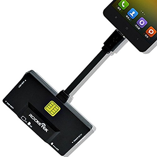 Rocketek® Trail und Wild-Kamera-Viewer für Android-Geräte, Micro-USB-Anschluss, liest und schreibt SD-Karten, Micro SD-Karten und CF-Karten mit 2 USB-Ports für die Jagd und Wild-Kamera-Kartenleser - 5