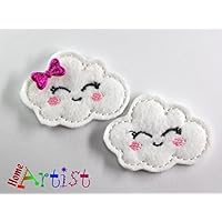 Wolke Haarspange - freie Farbwahl