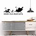 Produktbild Wandaufkleber Schlafzimmer Hakuna Matata König der Löwen Cartoon Timon Pumbaa Home Nursery Bedroom