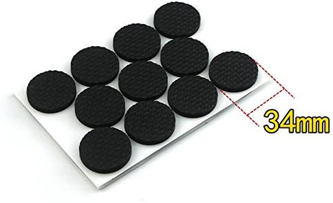 ShineCozy Chair Feet Floor Protectors,Protect Hardwood & Laminate Flooring,Furniture Pads Chair Leg Non Slip Pad Covers (Round 34mm)