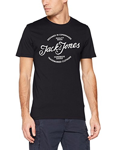 JACK & JONES Herren T-Shirt Jornewraffa Tee SS Crew Neck Noos, Grau (Tap Shoe Fit:Reg), X-Large JACK & JONES Herren T-Shirt Jornewraffa Tee SS Crew Neck Noos, Grau (Tap Shoe Fit:Reg), X-Large