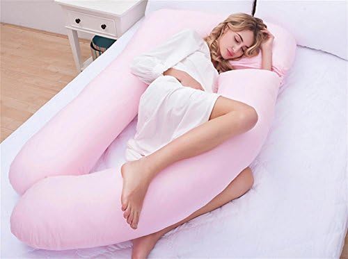 GCR® Pillow Pregnant women pillow waist protection u-type multi-functional removable surface wash moisture breathable bedside pillow , moon pink purple