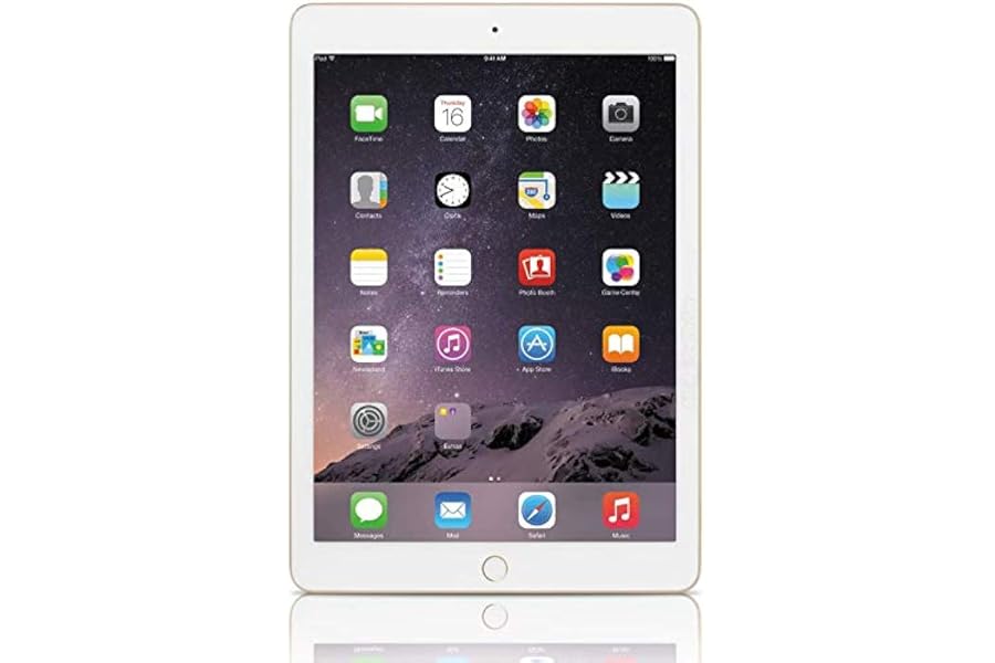 Apple iPad Air (2. Generation, 9.7-Zoll, 2014), 64GB, Wi-Fi, Gold (Generalüberholt)