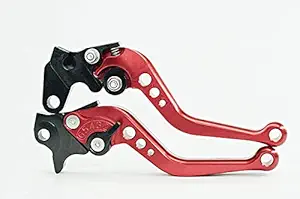 AOW Bikes Yamaha R15 V1 V2 MOXI Adjustable Brake Clutch Lever red