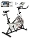Produktbild BODY SCULPTURE Racing Bike Pro 28146 Indoor-Cycle mit 18 kg Schwungrad | Bluetooth + IBiking - App für Indoorbikes | Training-Computer und Handpulssensoren | belastbar bis 125kg