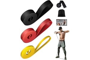 Victoper Resistance Band- 3PCS/Set Türanker Resistance Bands Widerstandsbänder/Klimmzugband und Klimmzughilfe/krafttraining für Pilates Training/Physiotherapie Stretching/Yoga