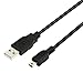 Price comparison product image LILMACC 2M USB 2.0 A Male to Mini B USB Data Sync Cable Charger Lead For GoPro Hero 2/3/4, PS3 Controller, Garmin Sat Nav, Digital Cameras, MP3 Players – 2 Metre