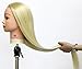 Neverland Beauty 26" Long Smooth 100% Synthetic Blonde Hair Hairdressing Equipment Styling Head Doll Mannequin Training Head Tools Braiding Cutting Student Practice Model with Clamp #613 UK Stock
