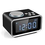 Dieser digitale Radiowecker verfügt über viele Funktionen: Doppelalarm; FM Radiowecker; Schlummerfunktion; Batterie-Backup und USB-Anschluss-Laden; 6 stufige Helligkeiten. Wenn Batterie betrieben, ein paar Funktion ist nicht erreichbar, zum Beispiel Radio funktion. Wäre besser durch Stecker, es ist mehr stabil.