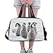 Produktbild Adorable Kaiserpinguin Familie Große Yoga Gym Totes Fitness Handtaschen Reise Seesäcke Schultergurt Schuhbeutel Für Übung Sport Gepäck Für Mädchen Männer Frauen Im Freien
