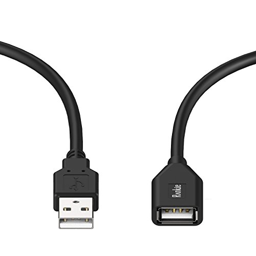 USB Verlängerungskabel, Rankie 2-Pack 0.9m USB 2.0 Extension Kable – A-Stecker auf A-Buchse (Schwarz) – R1330 - 4