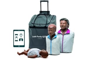 Annie family pack Laerdal Little Family Set mit Puppen für QCPR Training mit dunkler Haut, Dunkel