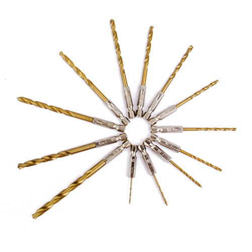 13pcs Sechskantschaft Schnellwechsel Cobalt Bohrer Gesetzt Multi Bits - 2