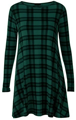 slim fit dress slacks Women's Vintage Dress Green Plaid A-Line Lapel Short Sleeves 1950s Swing Dress with Belt,XL