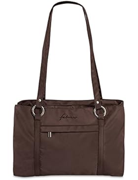 Damen Handtasche Schultertasche Microfaser Tasche mit Schultergurten Umhängetasche Shopper Farbwahl