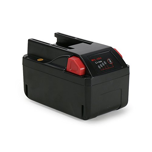 POWERAXIS 28V 3000mAh Li-ion Ersatzakku für Milwaukee M28, M28B, M28BX, MC28 V, M28 B, M28 BX, MC 28 wie 4932352732 4933416345