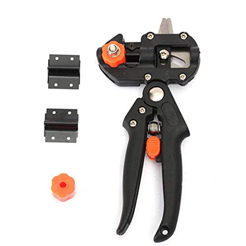 Preisvergleich Produktbild Rocita Gartengeräte Verpflanzen Maschinenbaum Verpflanzen Kit Schneiden Pruner Schere Schere Astschere Pad Garten Clipper Schwarz