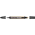 PROMARKER Pennarello Doppia Punta Winsor & Newton - O928 SANDSTONE, Inchiostro Ad Asciugatura Rapida Per Disegno E Illustrazione