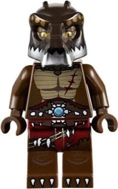 LEGO Legends of Chima: CRUG from Croc Tribe Minifigure & Weapons/Accessories