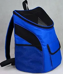 GlobalNiche Navy Blue, L: Pet Dogs Backpack Portable Travel Bag Large Outdoor Cat Carrier