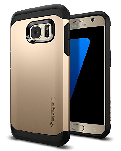 Spigen Tough Armor - Funda para Samsung Galaxy S7 color dorado reviews Spigen Tough Armor - Funda para Samsung Galaxy S7 color dorado