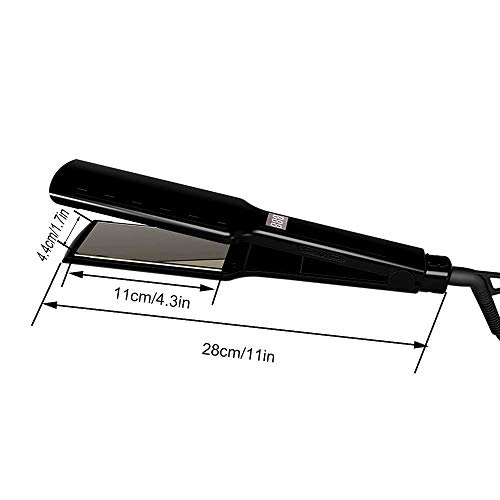 Hair straightener intelligent monitoring system negative ion mini linear dual-purpose electric splint  Color   BLACK 