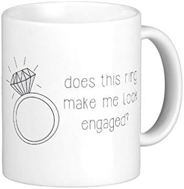HURKI Does this ring make me look engaged? Coffee Mug