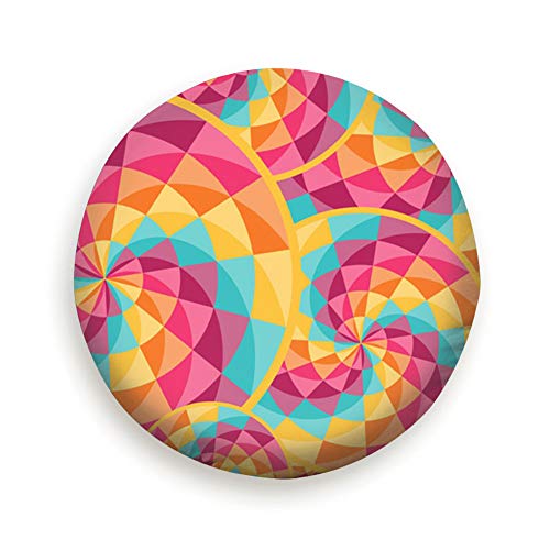 Preisvergleich Produktbild Huabuqi Geometrische rautenförmige Figuren Perfekte Reserveradabdeckung Wasserdicht Staubdicht für Jeep, Anhänger, Wohnmobile, SUV, LKW Rad 15 Zoll