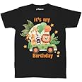 Jungle Safari Animal Theme Birthday Party Printed 100% Cotton t-Shirt for Baby Girl and boy