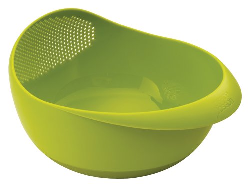 Joseph Joseph JJ40063 Prep&Serve Multifuktionsschüssel mit integriertem Durchschlag Groß, grün