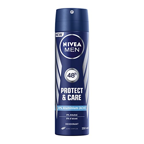 NIVEA Men 6er Pack Deo-Spray für Männer, Ohne Aluminum, Deo-Schutz, 6 x 150 ml, Protect & Care