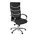 Produktbild Amstyle Design Chefsessel aus Leder schwarz mit weißen Linien XXL Coruna