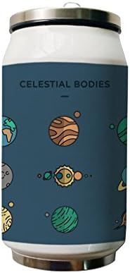 Celestial Bodies Double Layer Vacuum-Insulated Stainless Steel Water Bottle 280 ml(10 ounce)