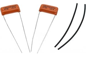 DOPRO Sprague Lot de 2 capuchons de condensateur pour guitare basse 715P Orange Drop .047uF 400 V