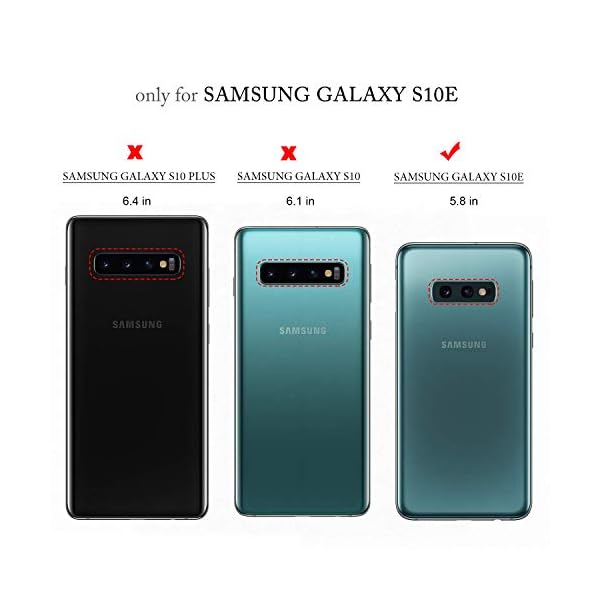 iBetter für Samsung Galaxy S10E Hülle, Ultra Thin Tasche Cover Silikon Handyhülle Stoßfest Case Schutzhülle Shock Absorption Backcover Hüllen passt für Samsung Galaxy S10E Smartphone – Bild 3