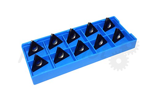 10 x PAULIMOT HM Schneidplatte für Fräskopf, TPGW160308, TiAIN-Beschichtung